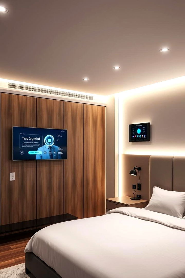 Integrating Smart Home Features - 22 L-shaped Bedroom Layout Ideas