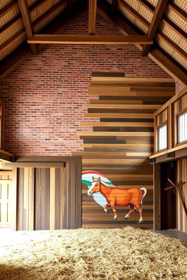 Integrating Unique Wall Treatments - 22 Pole Barn Interior Ideas