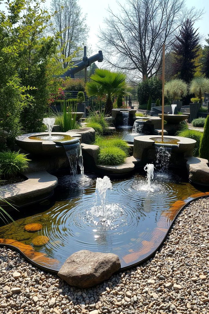 Integrating Water Features with Gravel - 22 Gravel Garden Ideas