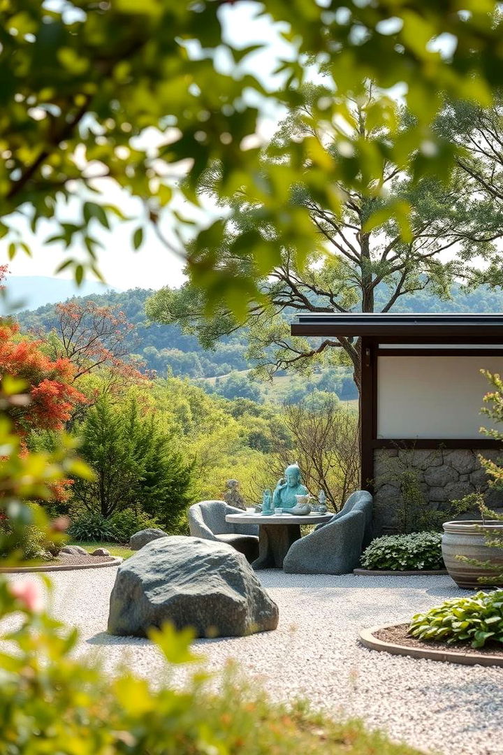 Integration of Shakkei - 22 Japanese Garden Ideas