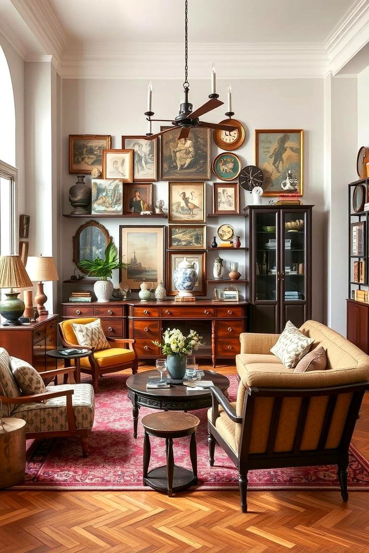 Integration of Vintage Accents - 22 Transitional Interior Design Ideas