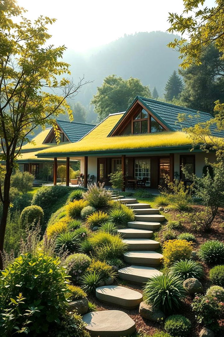 Integration with Landscape - 22 Houses With Green Roofs