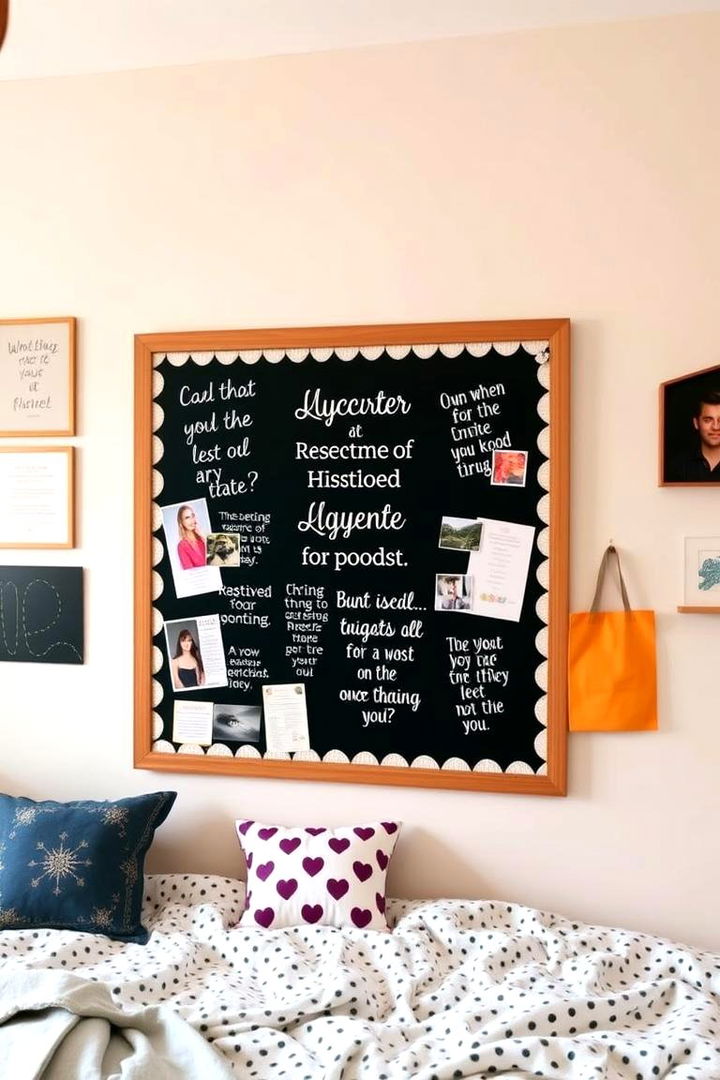 Interactive Bulletin and Inspiration Boards - 22 Teen Bedroom Ideas