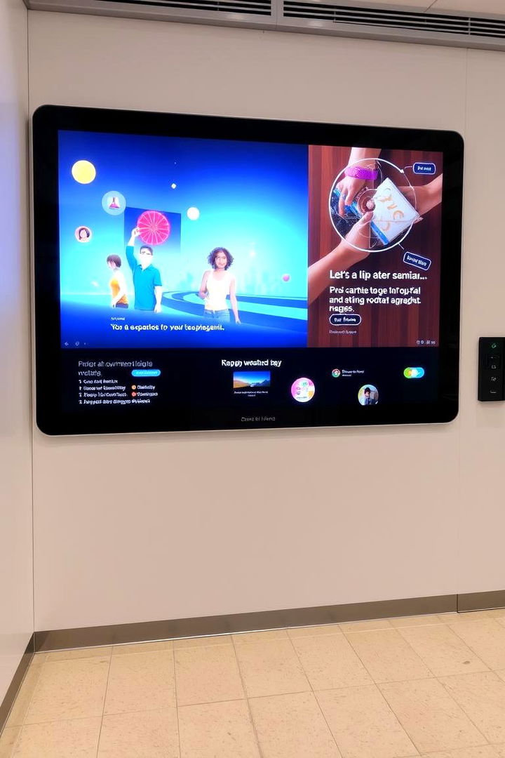 Interactive Digital Entrance - 22 Wedding Entrance Ideas