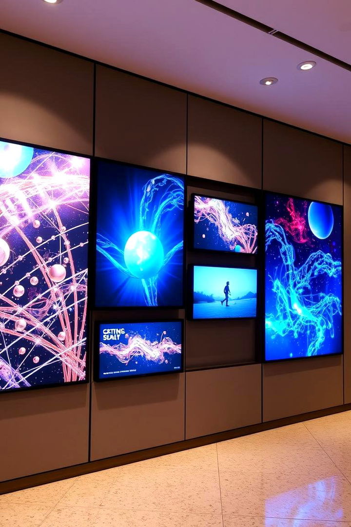 Interactive Digital Walls - 22 2200s Interior Design Ideas