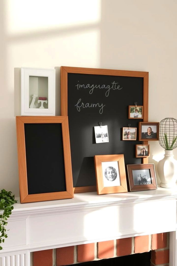 Interactive Elements - 22 Spring Mantel Decor Ideas