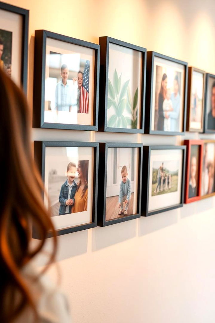 Interactive Family Gallery - 22 Entryway Wall Ideas