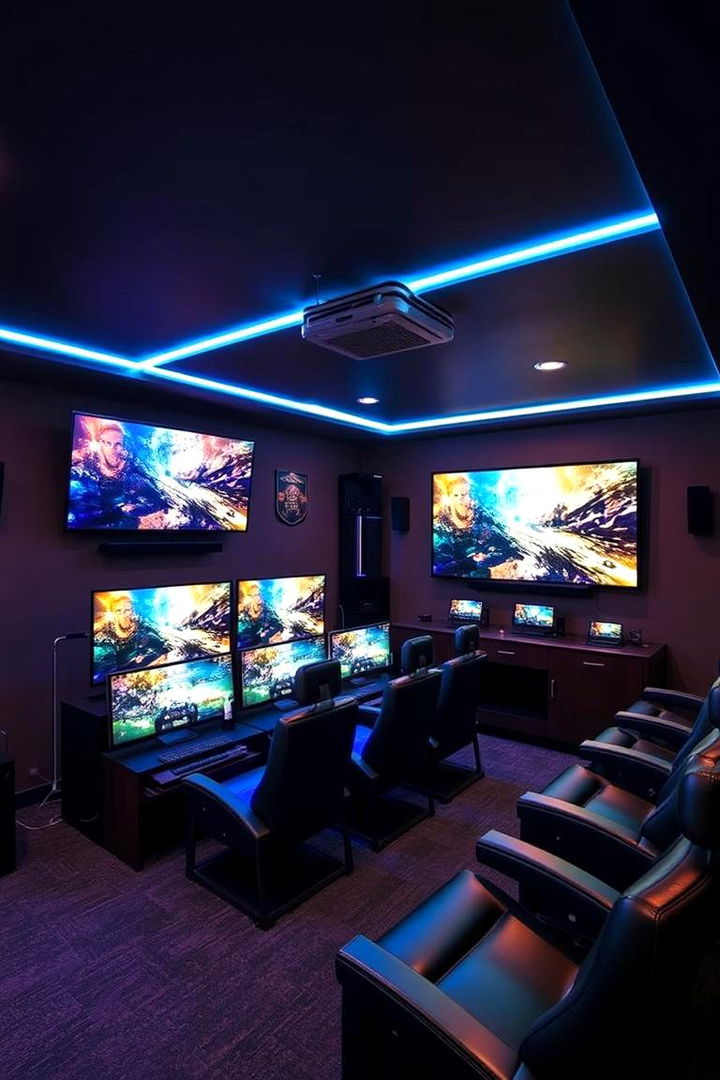 Interactive Gaming Zones - 22 Basement Home Theater Ideas