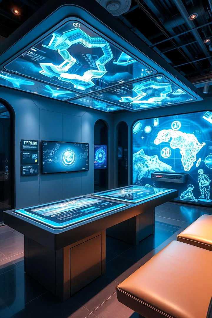 Interactive Holographic Displays - 22 2200s Room Ideas