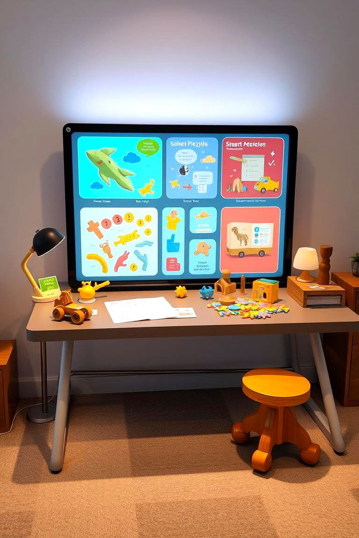 Interactive Learning Stations - 22 playroom ideas