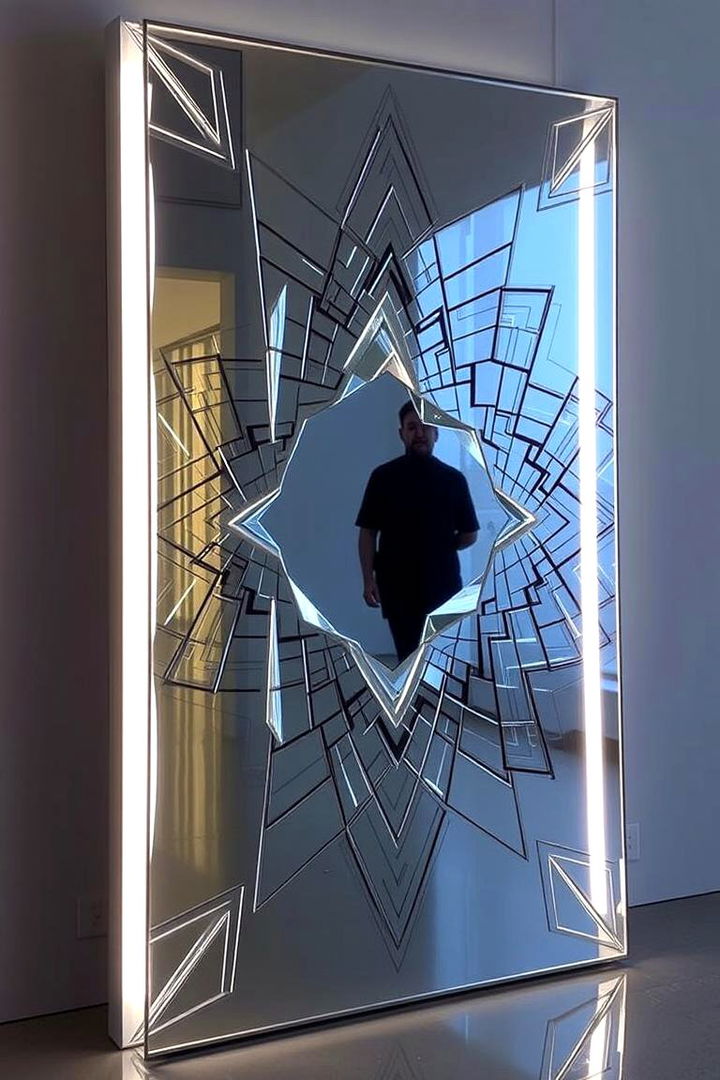 Interactive Mirror Art - 22 Bathroom Art Ideas