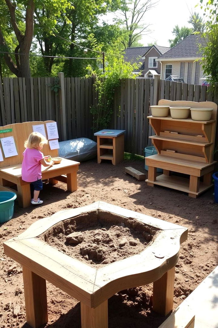 Interactive Mud Kitchen Learning Center - 22 Mud Kitchen Ideas