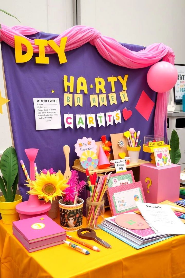 Interactive Party Stations - 22 Party Decoration Ideas
