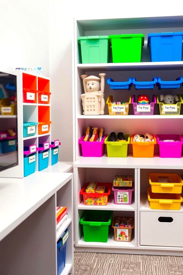 Interactive Storage and Organization - 22 playroom ideas