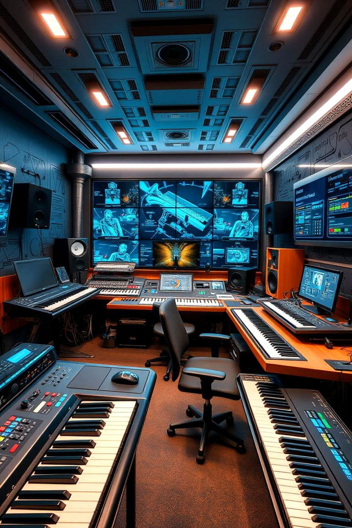 Interactive Tech Hub - 22 Music Room Ideas
