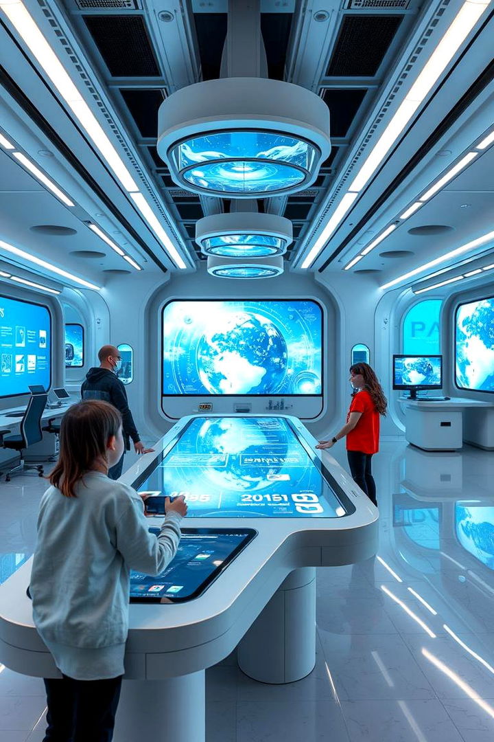 Interactive Tech Hub - 22 Basement Playroom Ideas