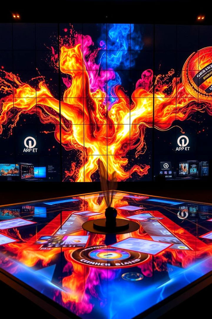 Interactive Wall Installations - 22 Black Gaming Room Ideas