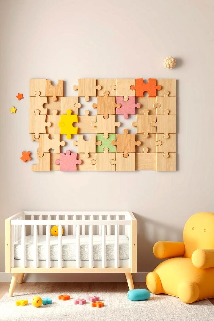 Interactive Wall Puzzles - 22 Nursery Wall Decor Ideas