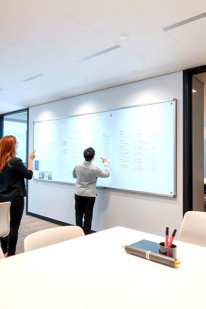 Interactive Whiteboard Walls - 22 Office Wall Decor Ideas