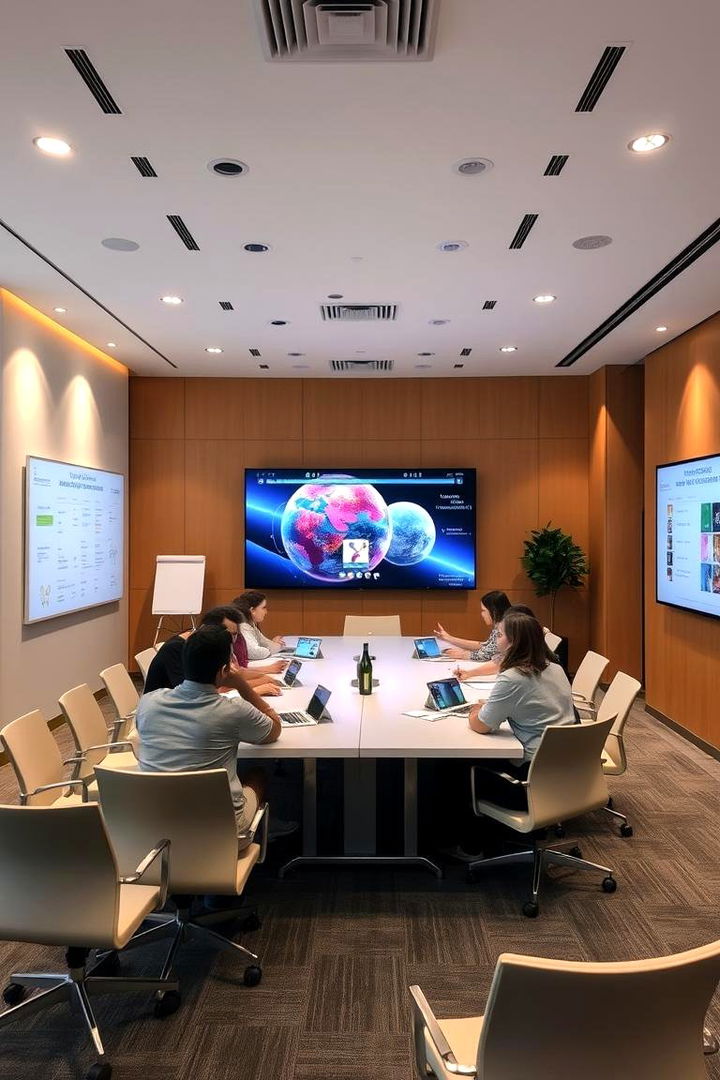 Interactive Whiteboards and Collaboration Tools - 22 Conference Room Design Ideas and Inspiration