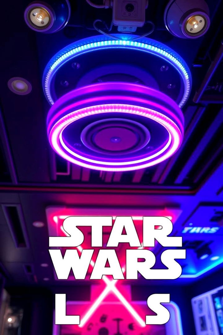 Intergalactic Lighting Design - 22 Star Wars Man Cave Ideas