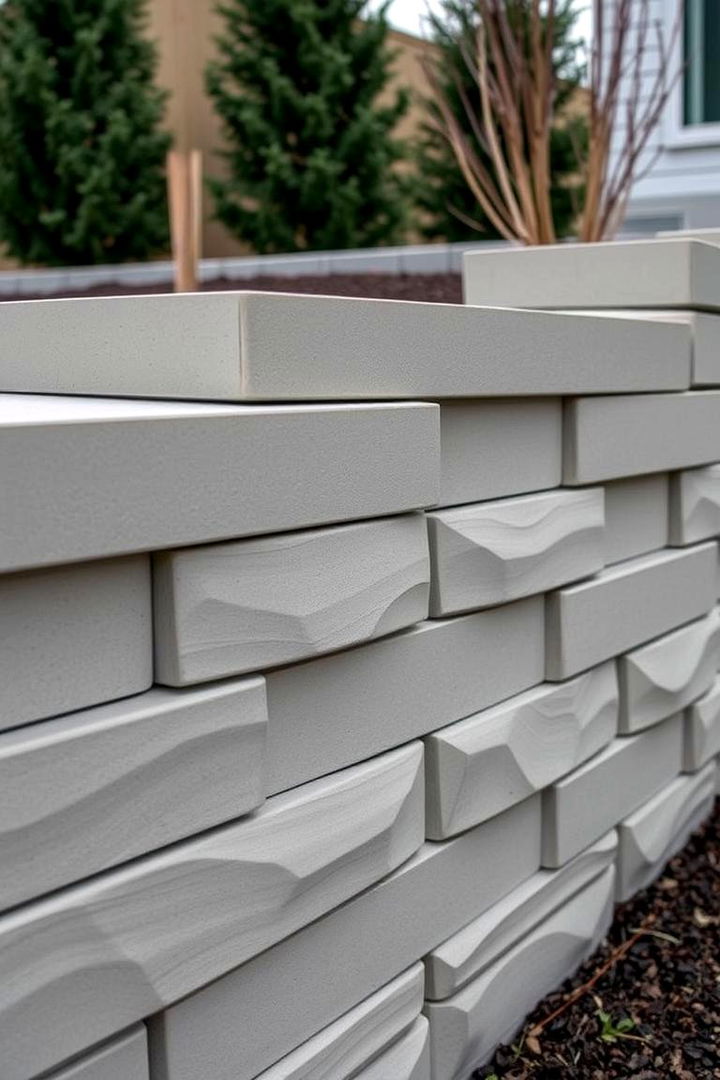 Interlocking Block Designs - 22 Inexpensive Retaining Wall Ideas
