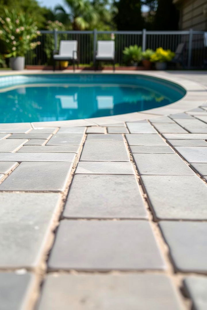 Interlocking Pavers for Stability - 22 Pavers Around Pool Ideas