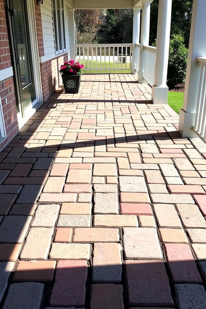 Interlocking Pavers - 22 Porch Flooring Options