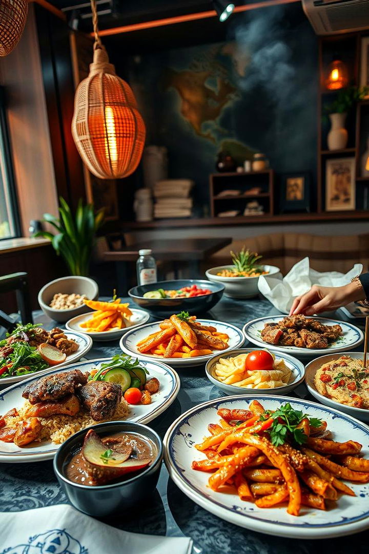 International Cuisine Journey - 22 Wedding Food Ideas