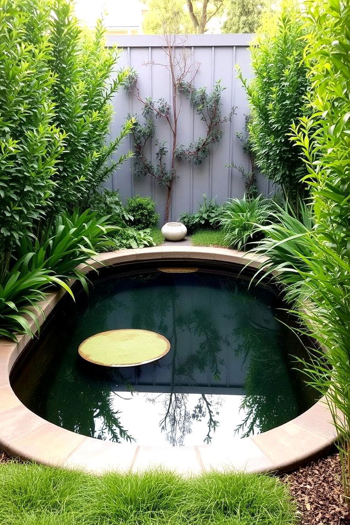 Intimate Backyard Reflections - 22 Small Garden Reflecting Pool Ideas