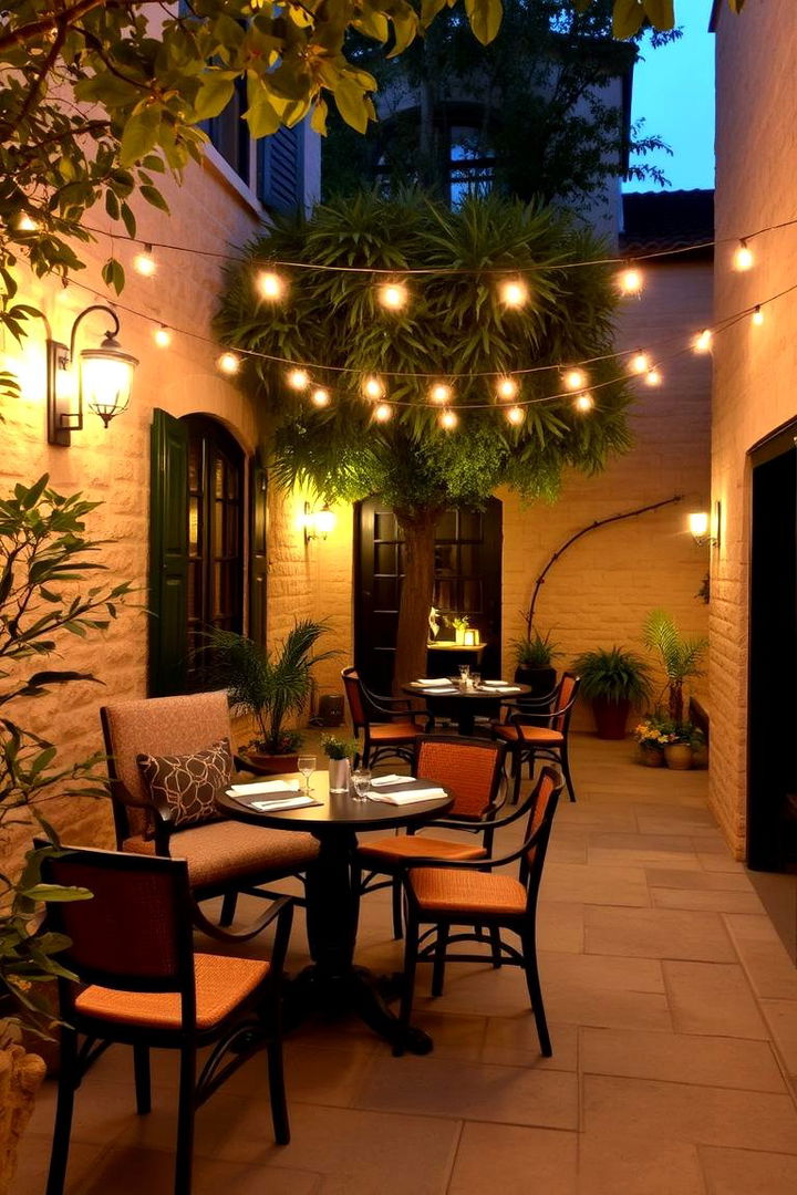 Intimate Dining Courtyard - 22 Courtyard Ideas