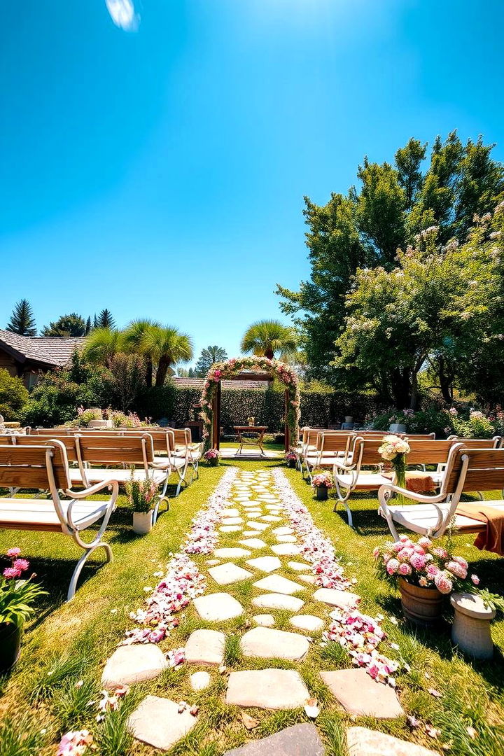 Intimate Garden Ceremony - 22 Romantic Wedding Ideas