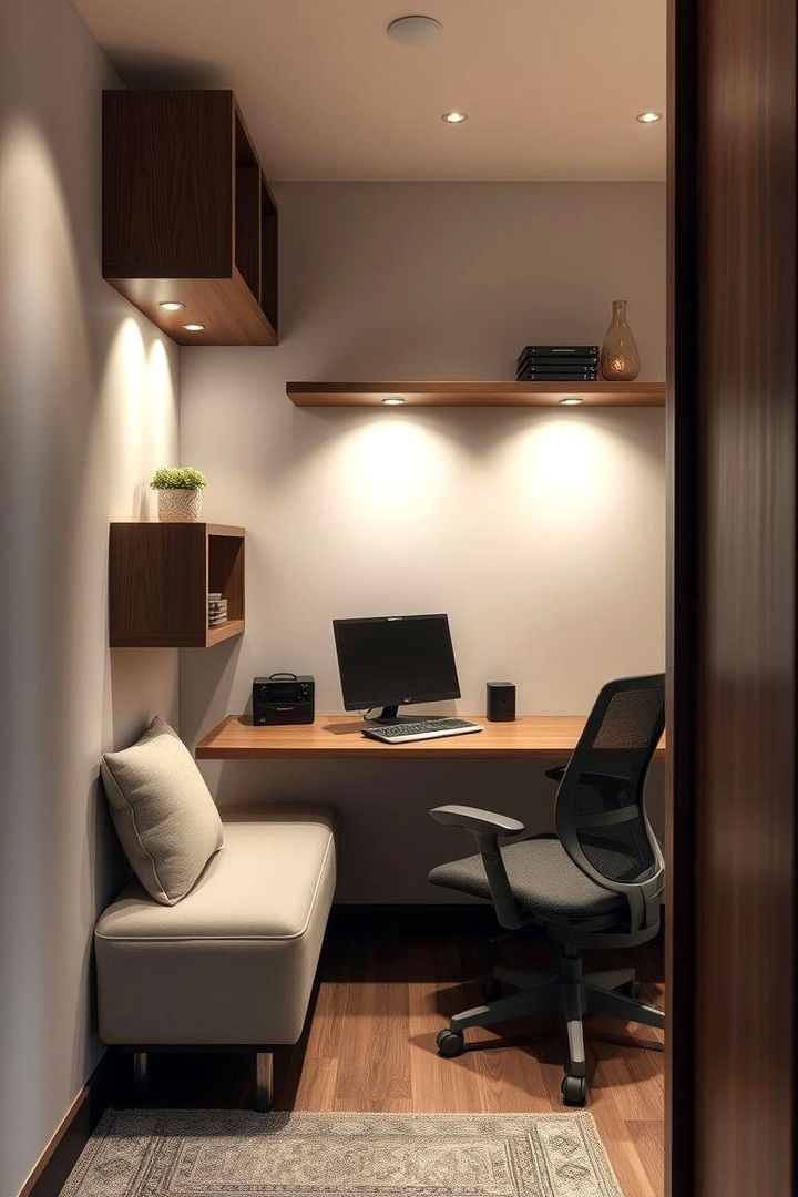 Intimate Practice Nook - 22 Guitar Room Ideas