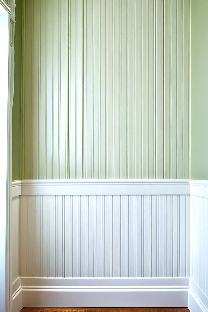 Intricate Beadboard Detailing - 22 Powder Room Wainscoting Ideas