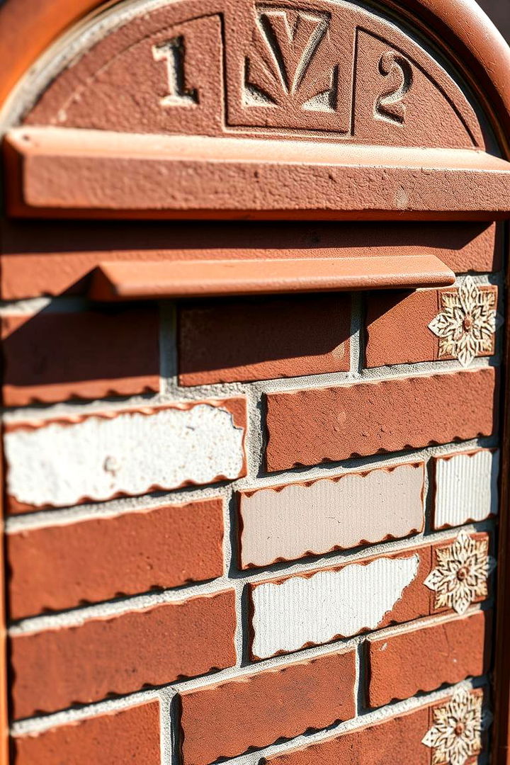 Intricate Brick Pattern Play - 22 Brick Mailbox Ideas