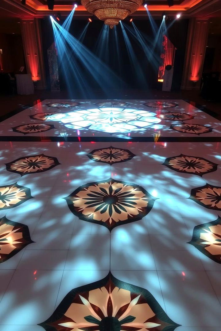 Intricate Dance Floor Designs - 22 Art Deco Wedding Ideas