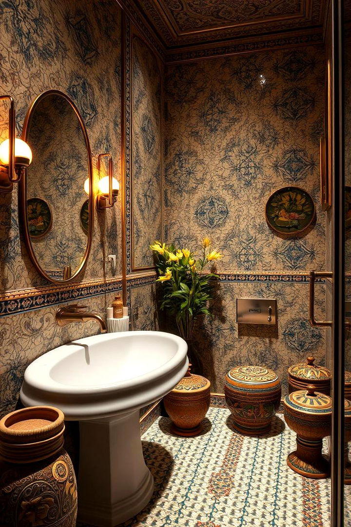Intricate Handcrafted Details - 22 Mexican Bathroom Ideas