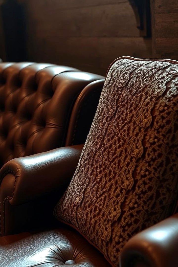 Intricate Lace and Leather Furniture Combinations - 22 Gothic Boho Decor Ideas