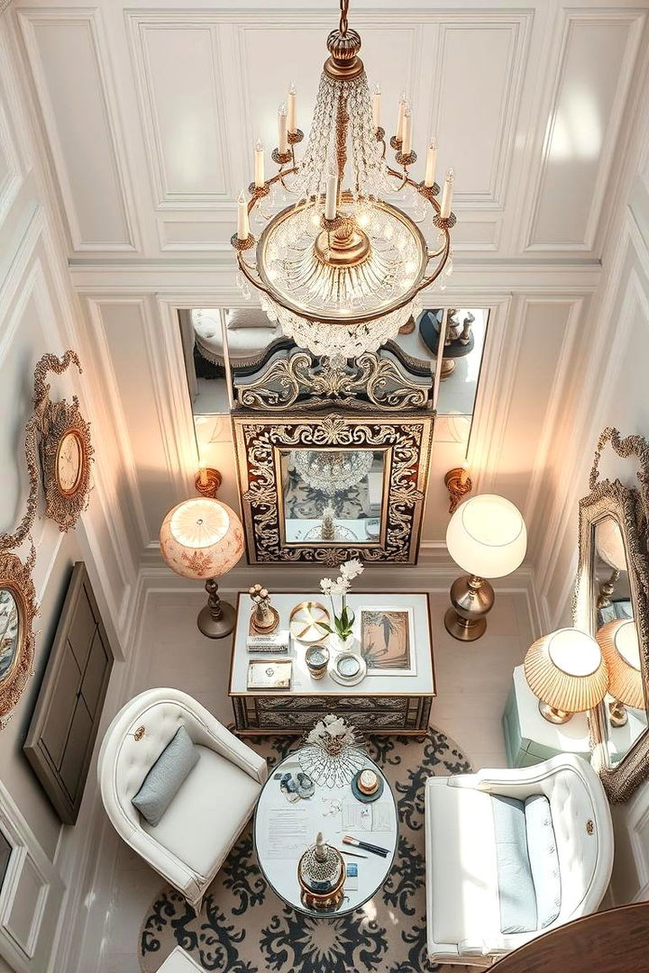 Intricate Mirror Finishes - 22 Chanel Bedroom Ideas