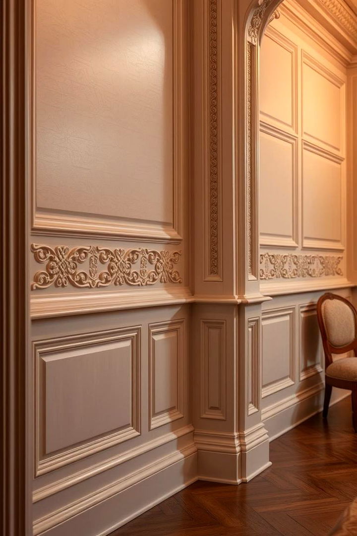 Intricate Molding Detailing - 22 Wainscoting Ideas
