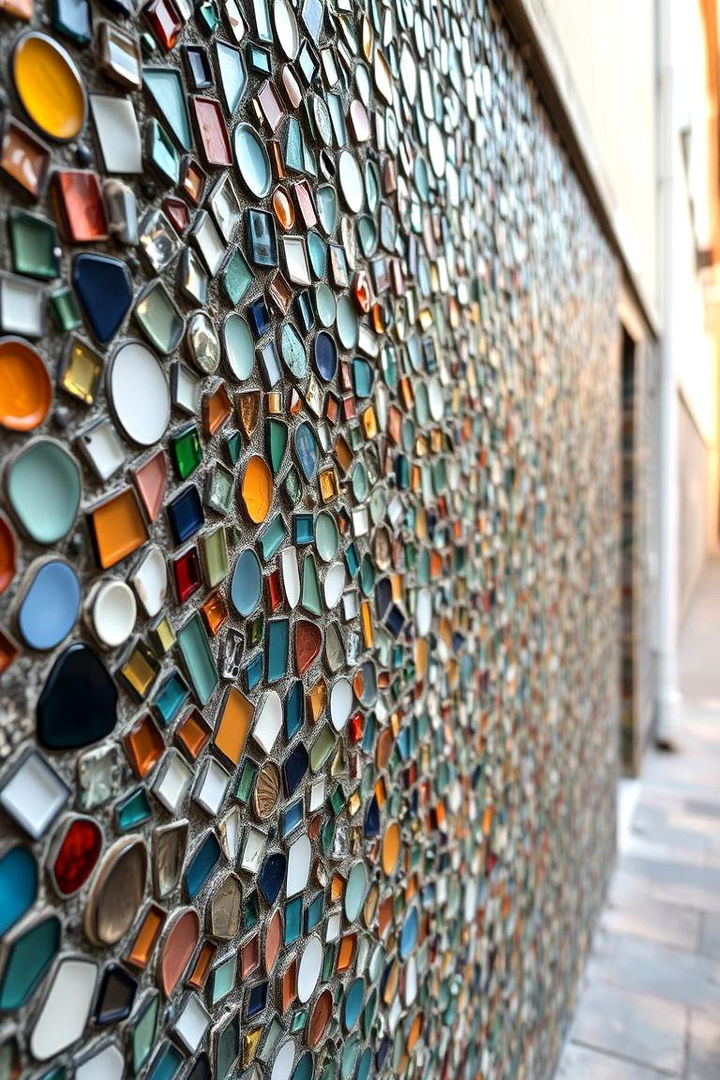 Intricate Mosaic Tile Work - 22 Boho House Exterior Ideas