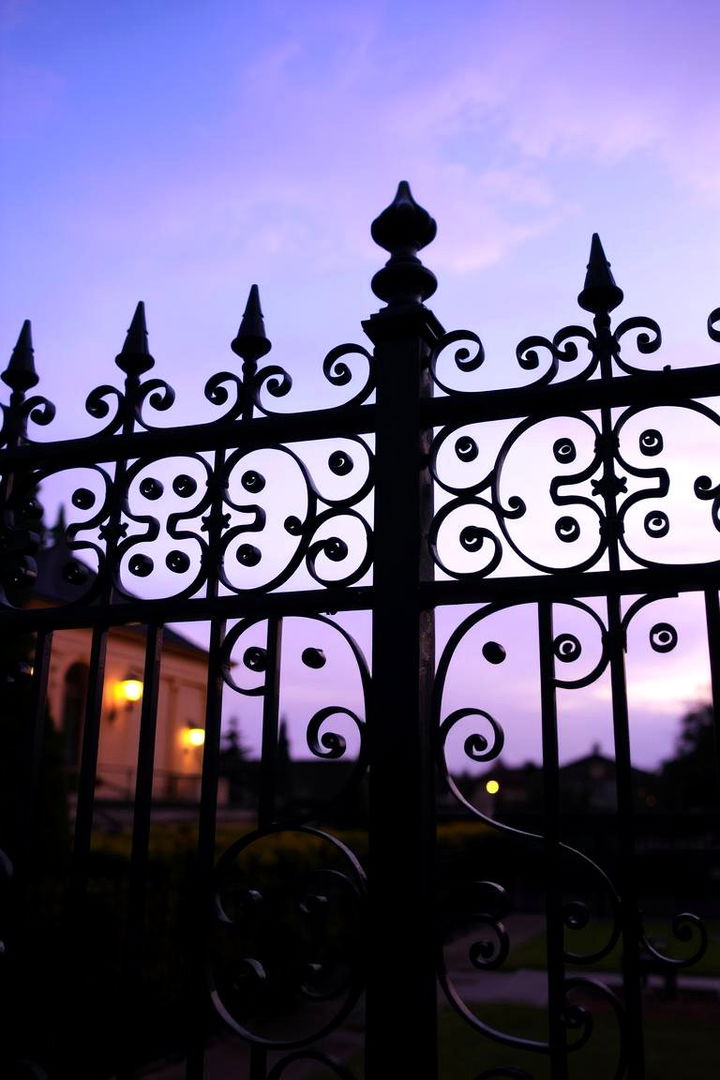 Intricate Wrought Iron Designs - 22 Decorative Fence Ideas