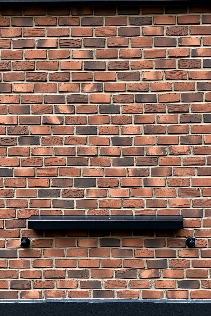 Intriguing Brick with Sophisticated Black Trim - 22 Exterior Brick and Paint Color Combinations