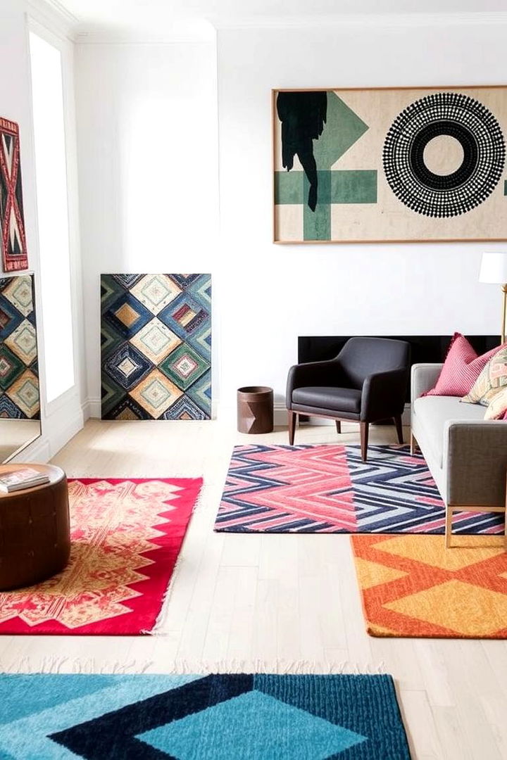 Introduce Geometric Patterns - 22 Midcentury Modern Bedroom Decorating Ideas