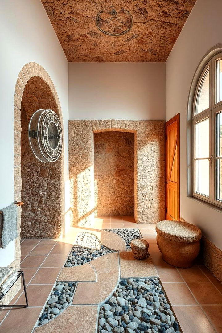 Introduce Natural Stone Accents - 22 Forest Themed Bedroom Ideas