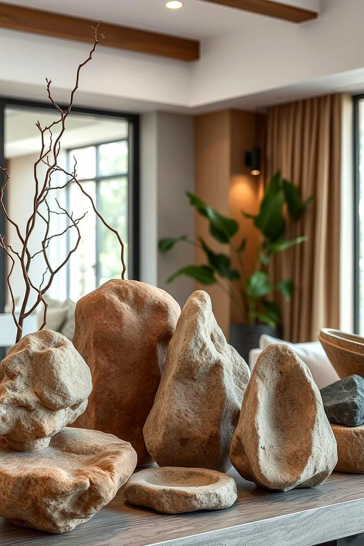 Introducing Sculptural Natural Accents - 22 Organic Modern Interior Design Ideas