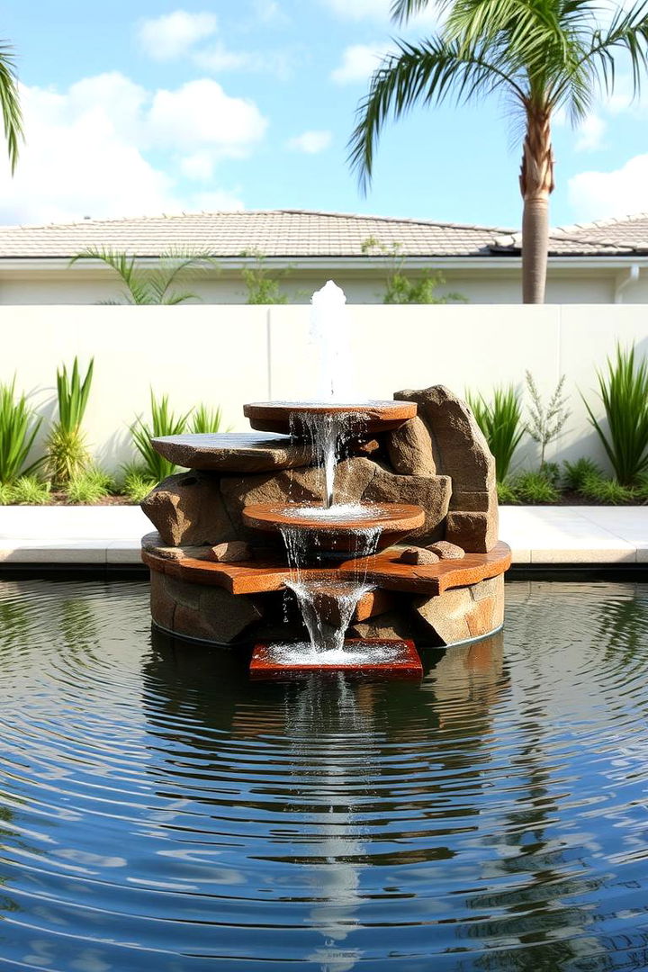 Invigorating Water Feature Finesse - 22 Florida Backyard Ideas