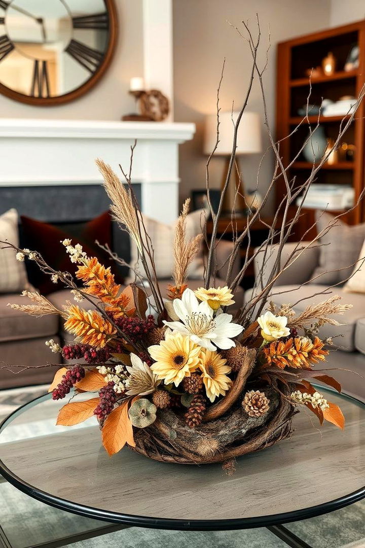 Inviting Centerpieces - 22 Fall Living Room Ideas