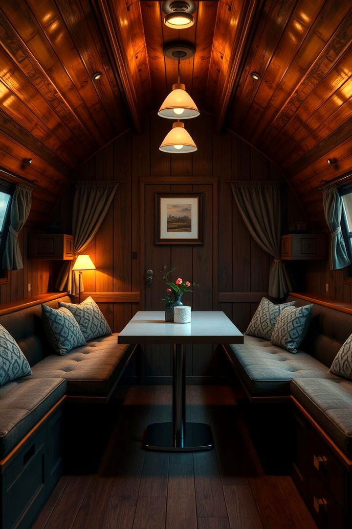 Inviting Communal Spots - 22 One Room Cabin Interior Design Ideas