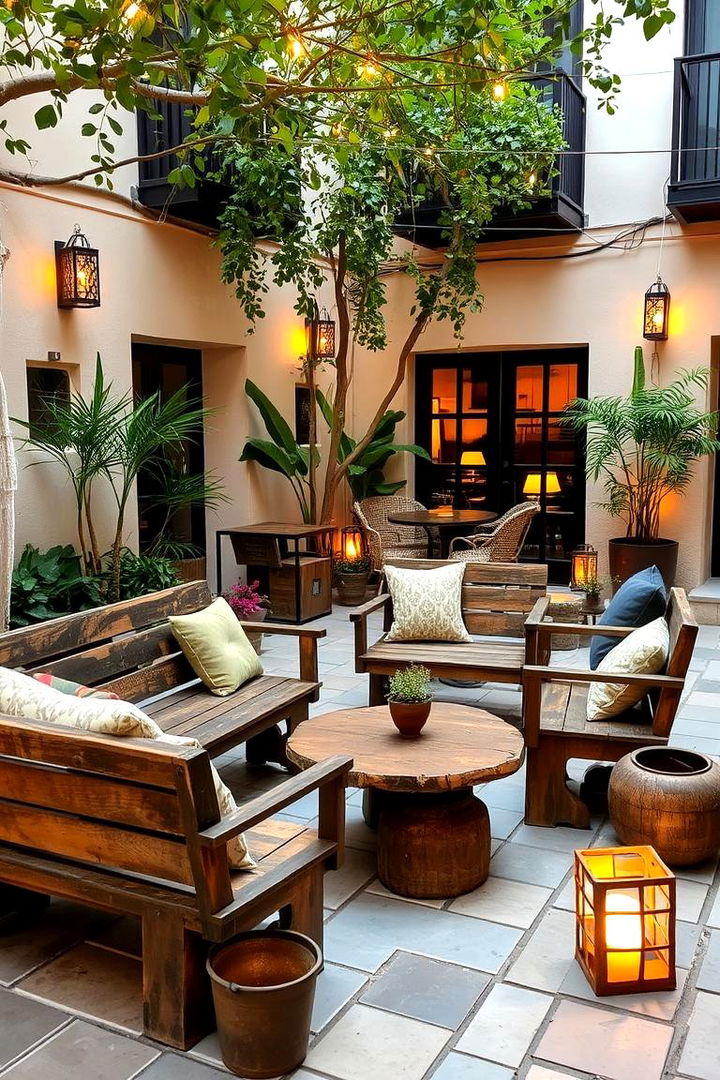 Inviting Courtyard Seating - 22 spanish style patio ideas